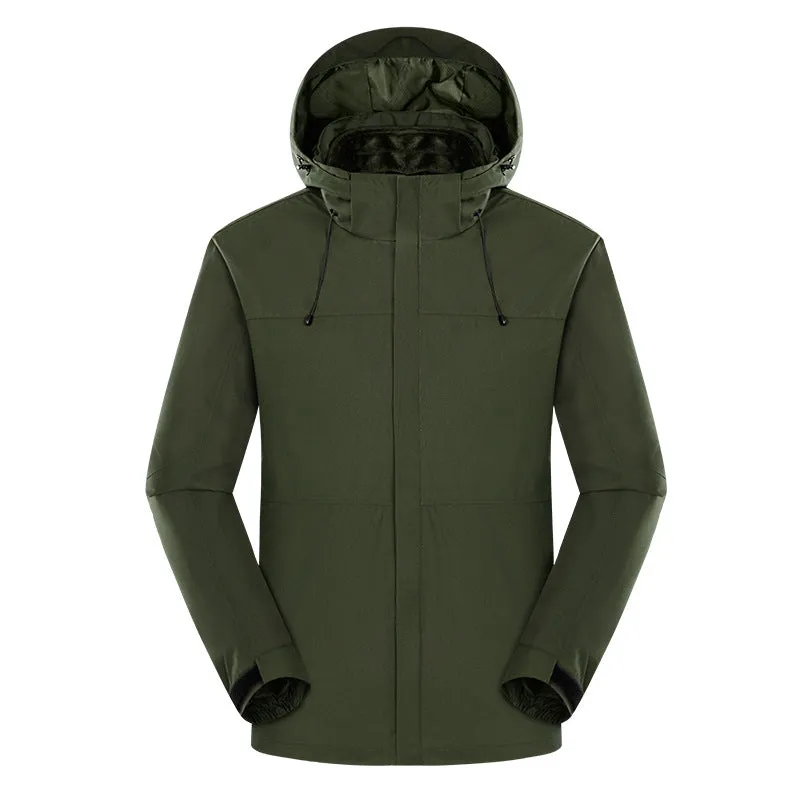 Custom Outdoor 3-in-1  Windproof Fleece Jackets