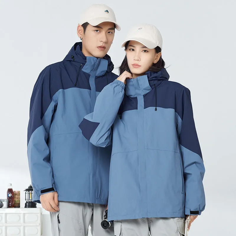 Custom Outdoor 3-in-1  Windproof Fleece Jackets