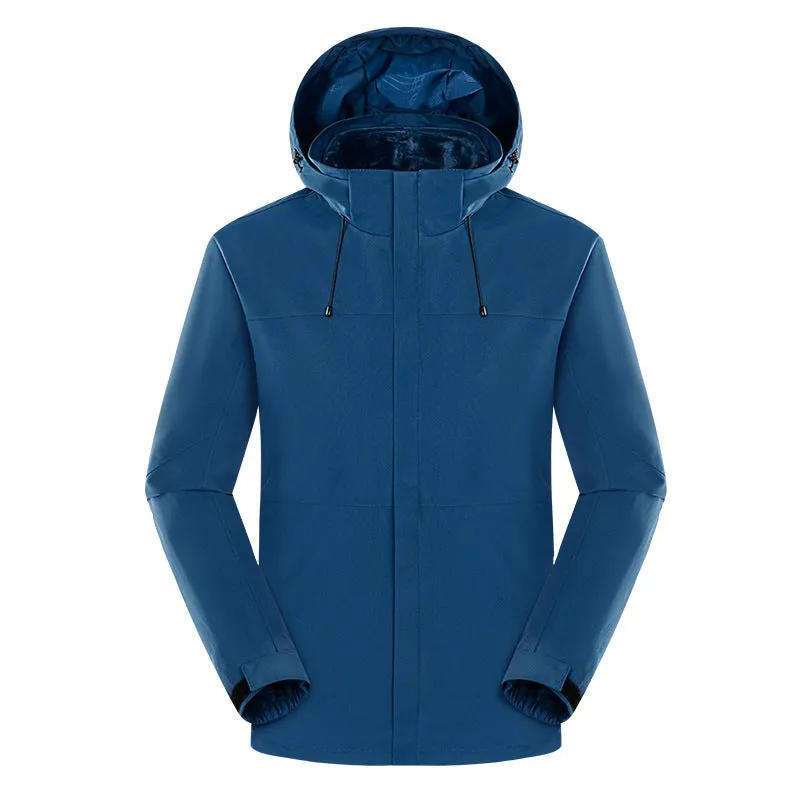 Custom Outdoor 3-in-1  Windproof Fleece Jackets