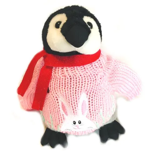 Easter Bunny Baby Penguin Plush (10" tall)