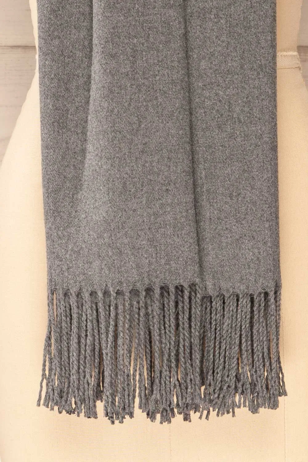 Epanouissement Grey | Soft Knit Scarf