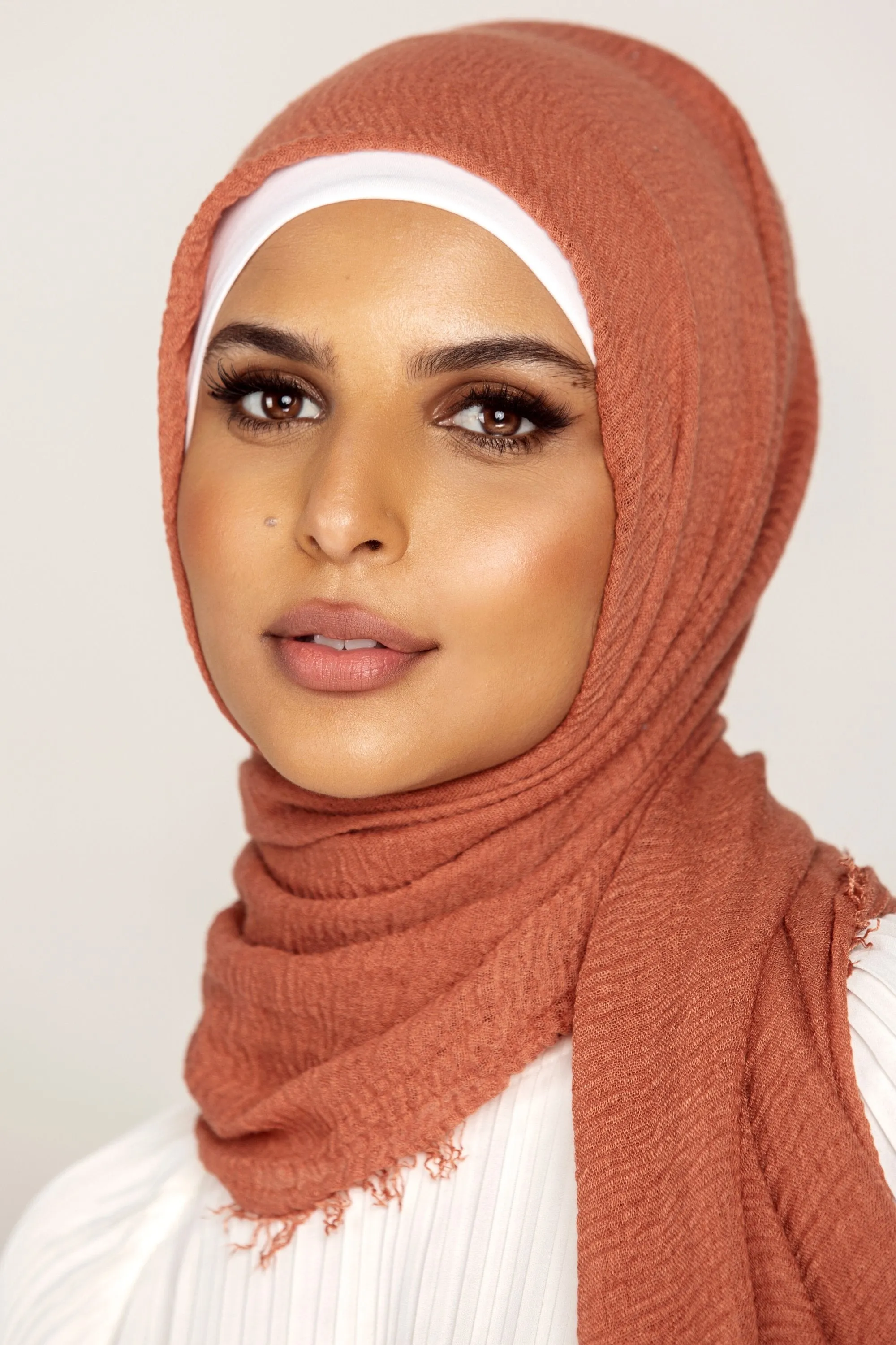 Everyday Crinkle Hijab - Burnt Ochre