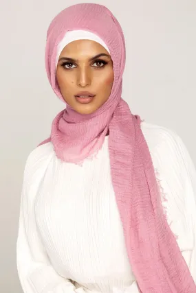 Everyday Crinkle Hijab - Peony