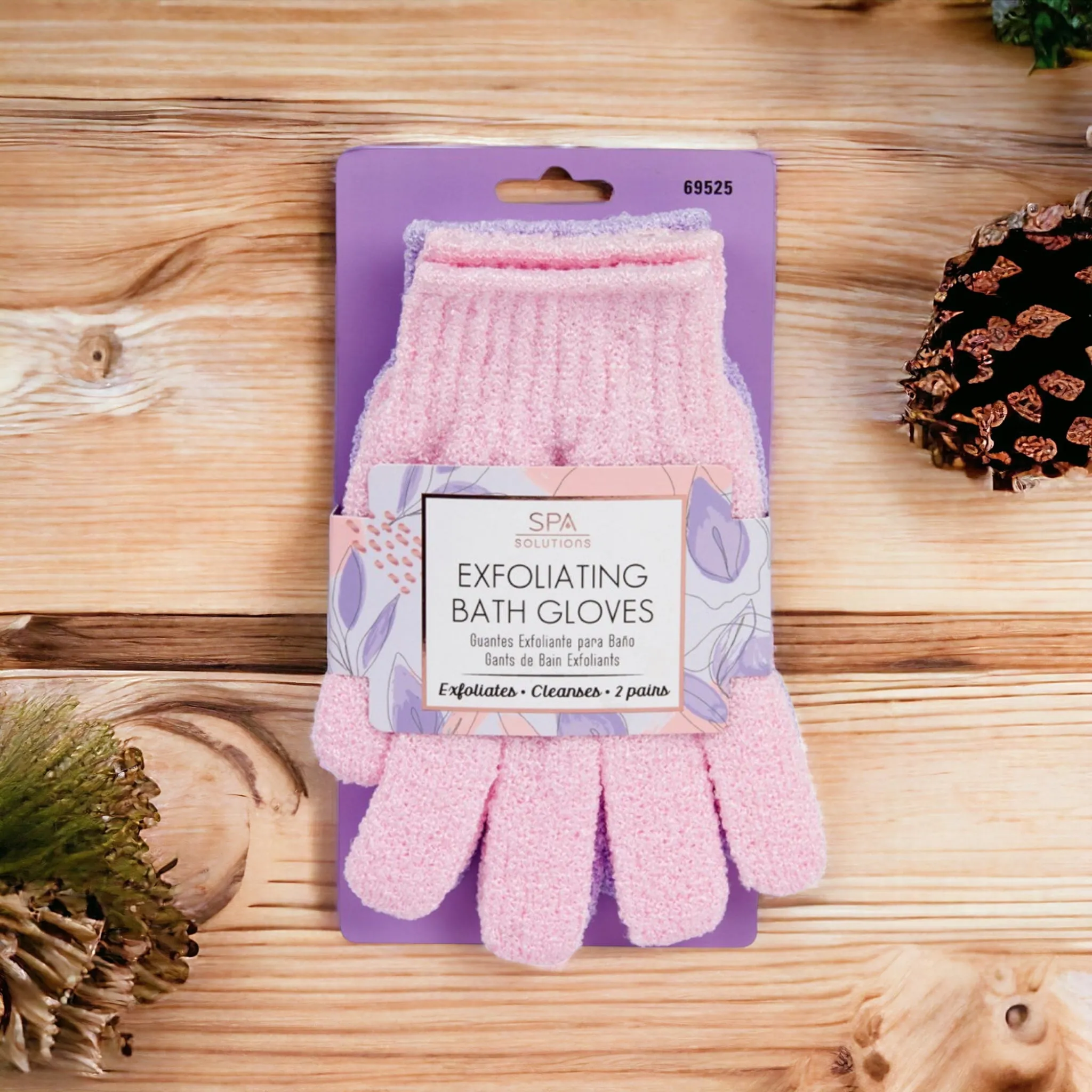 Exfoliating Bath Gloves (2 pairs)