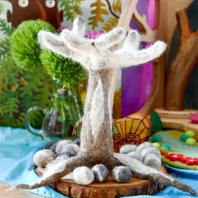 Felt Seasonal Snowy Winter Tree