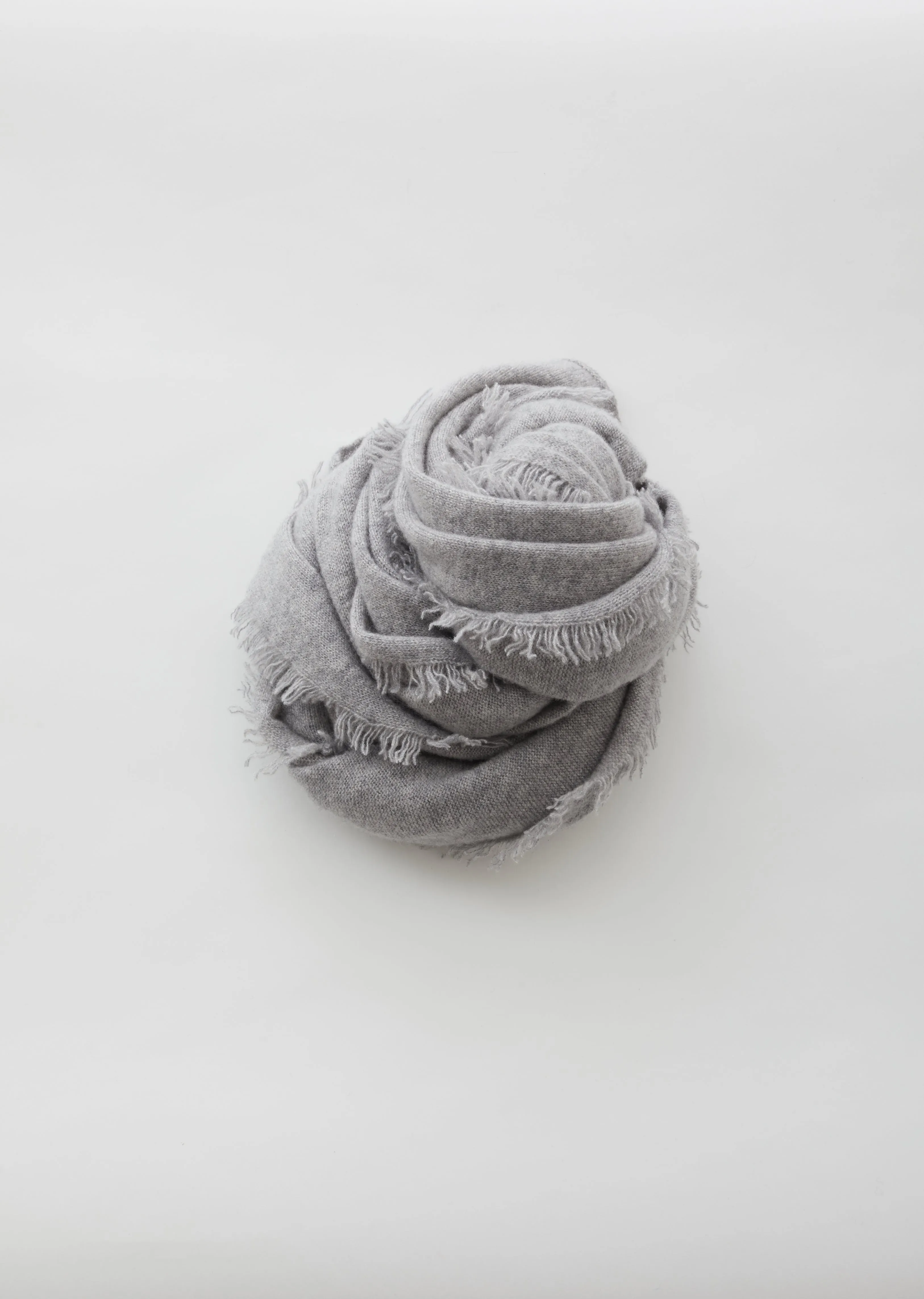 Fringed Cashmere Scarf