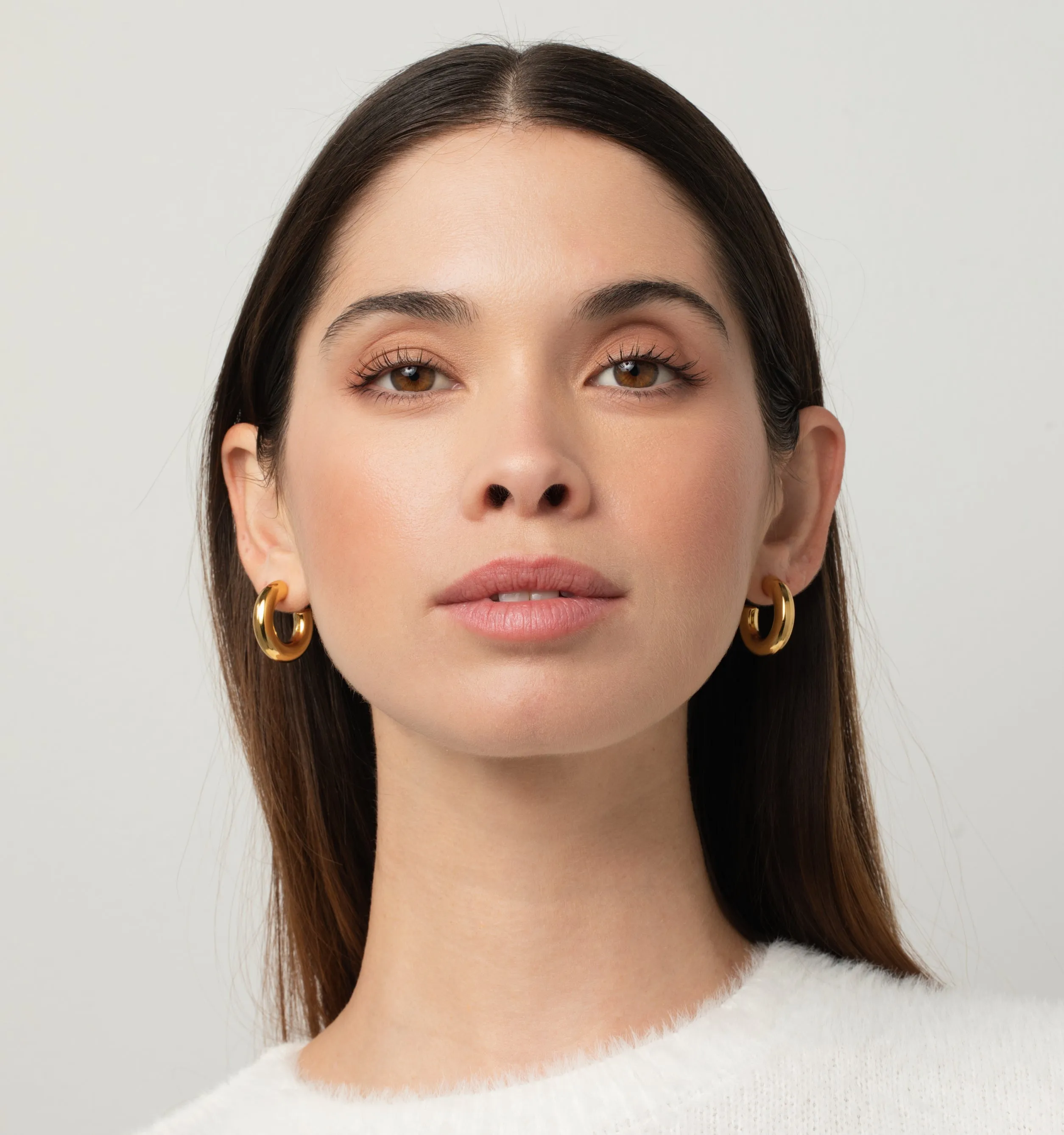 Gigi Chunky Round Hoops