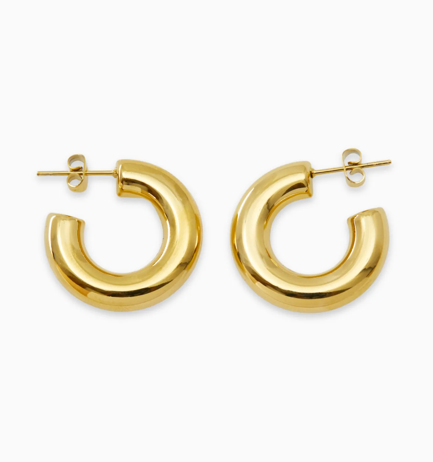 Gigi Chunky Round Hoops