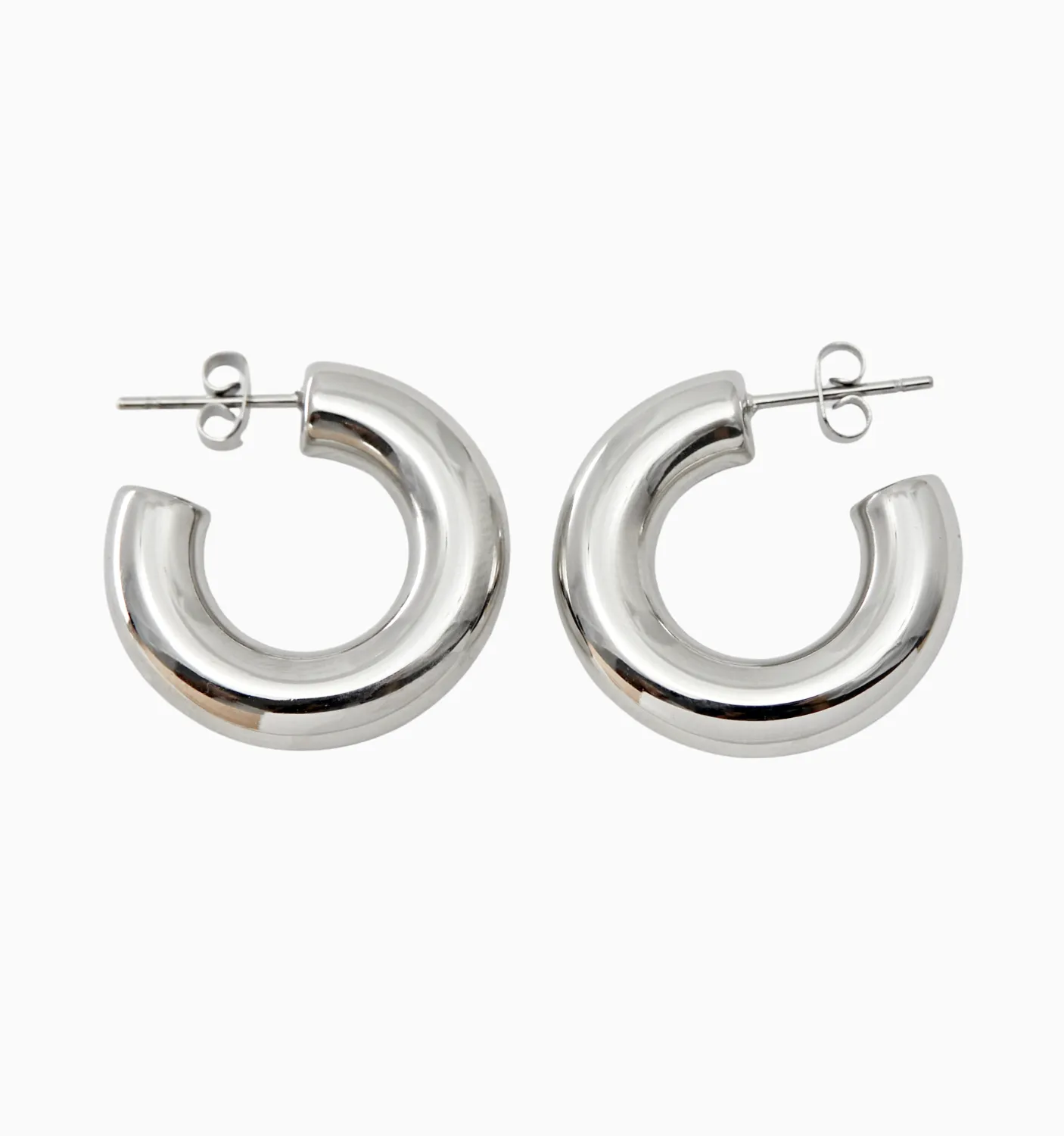 Gigi Chunky Round Hoops