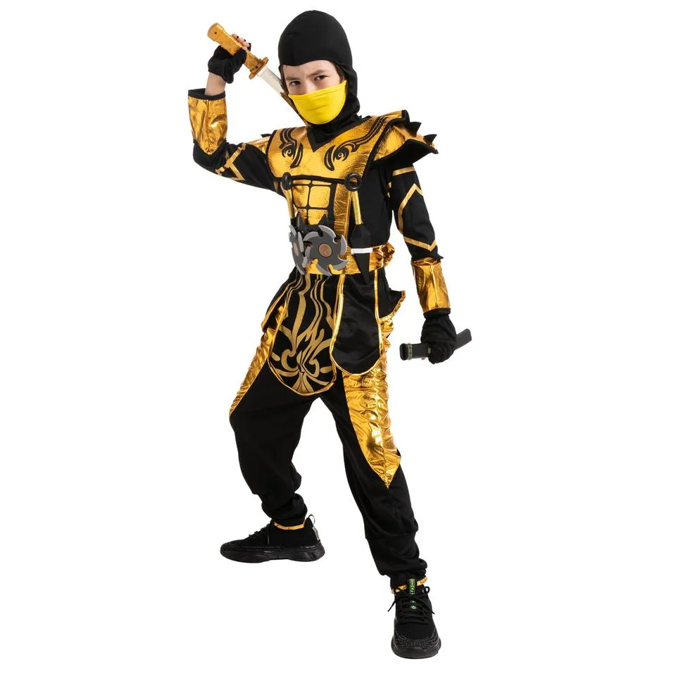 Gold Ninja Costume - Child