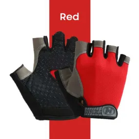 Half Finger Gloves Gym Fitness Anti-Slip Women Men Gel Pad Gloves  Gym Cycling Fingerless Gloves Bicycle Accessories