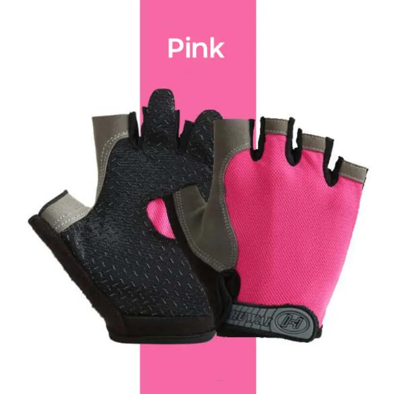 Half Finger Gloves Gym Fitness Anti-Slip Women Men Gel Pad Gloves  Gym Cycling Fingerless Gloves Bicycle Accessories