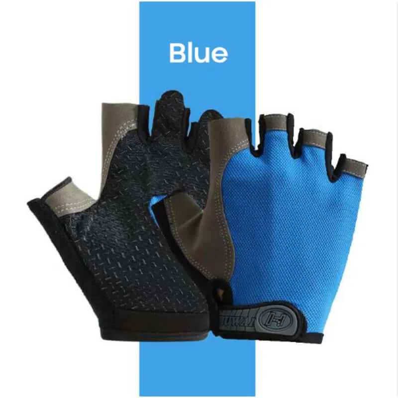 Half Finger Gloves Gym Fitness Anti-Slip Women Men Gel Pad Gloves  Gym Cycling Fingerless Gloves Bicycle Accessories