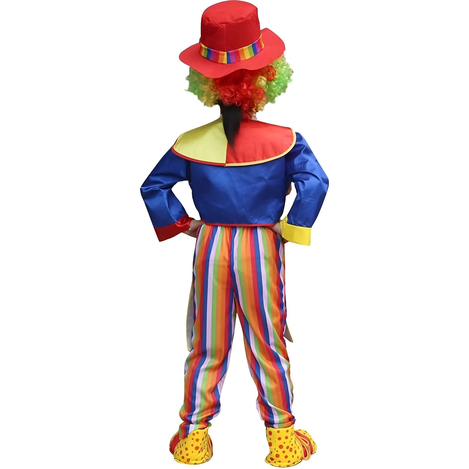 Halloween Boy Girl Circus Clown Costume Suit Cosplay Masquerade Magic