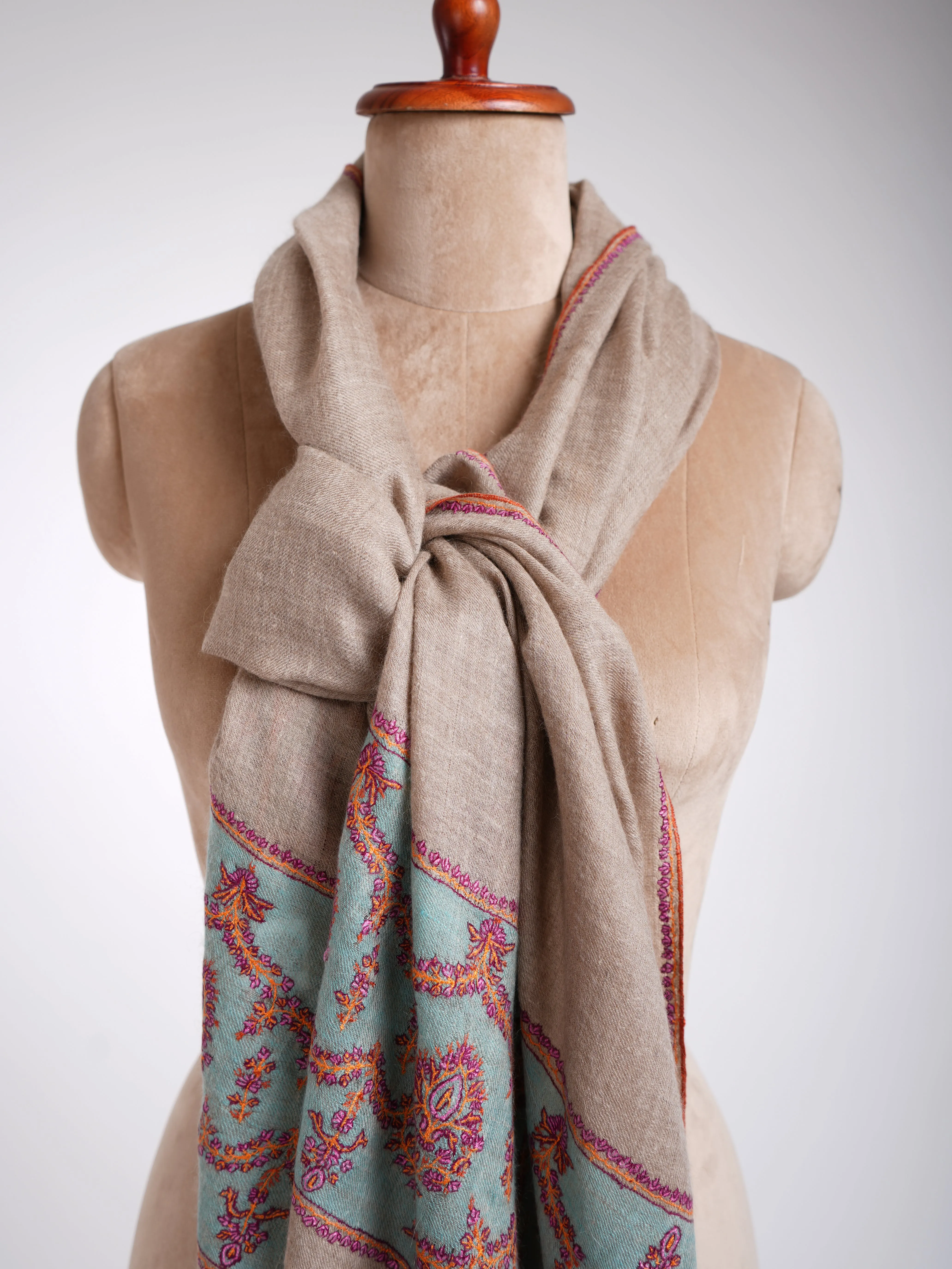 Handmade Palladar Authentic Pashmina Scarf