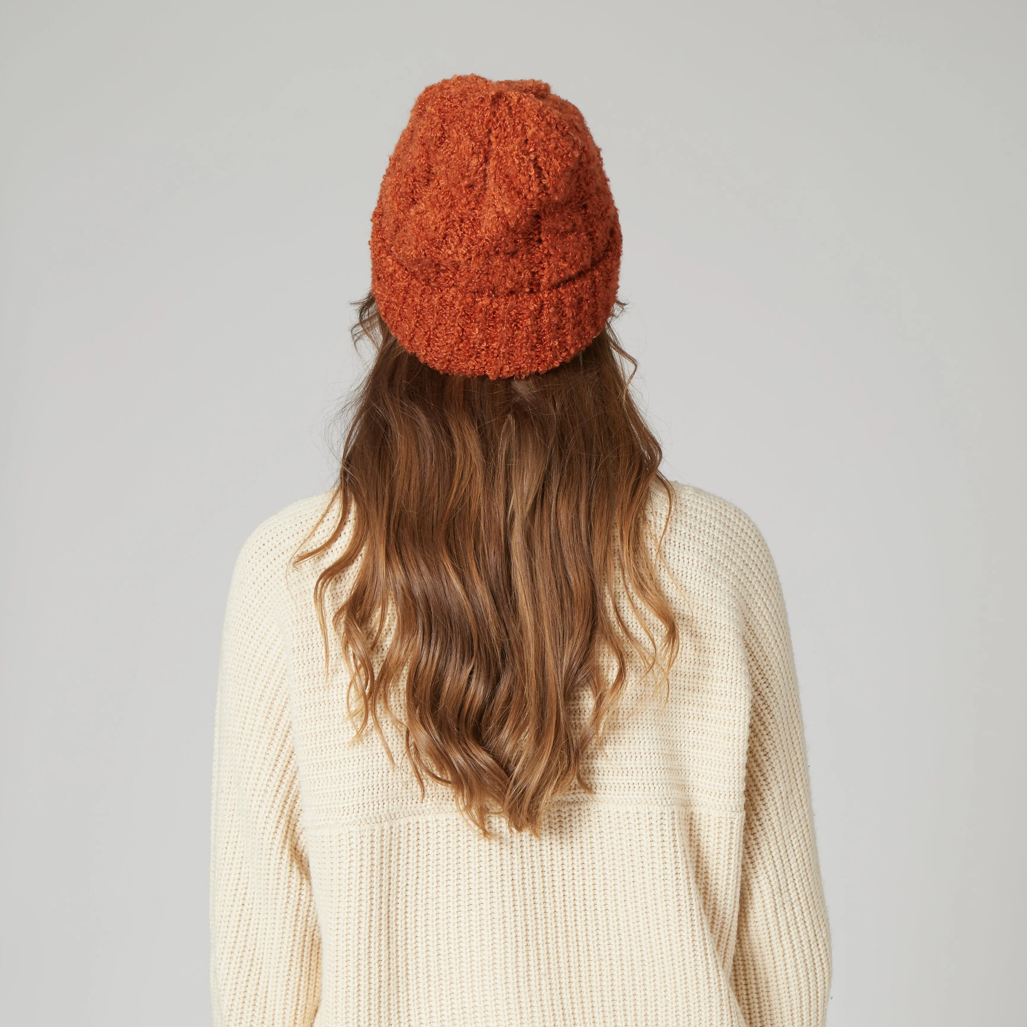 Hayride - Boucle Cable Knit Beanie