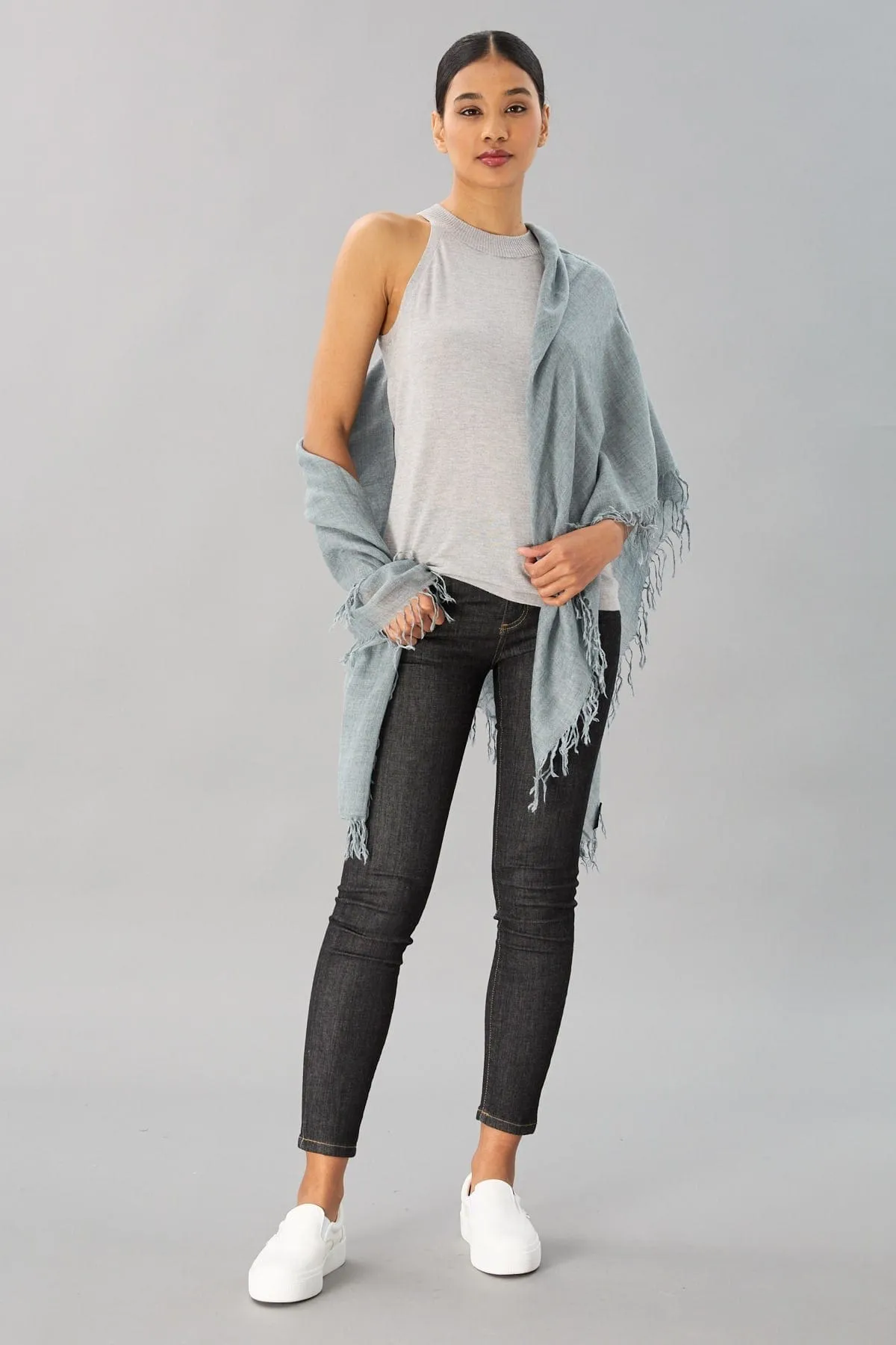 Heathered Cashmere Scarf