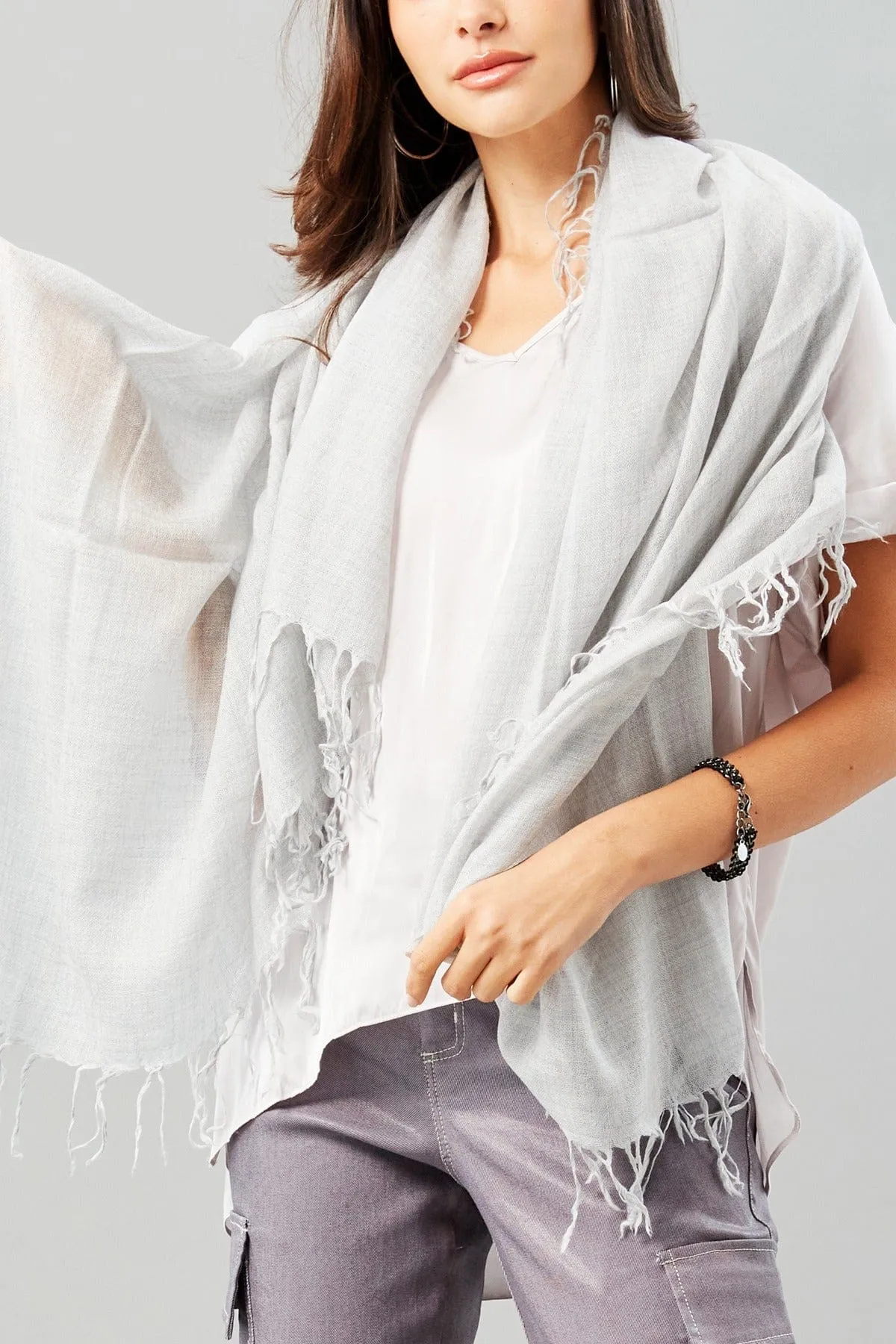 Heathered Cashmere Scarf