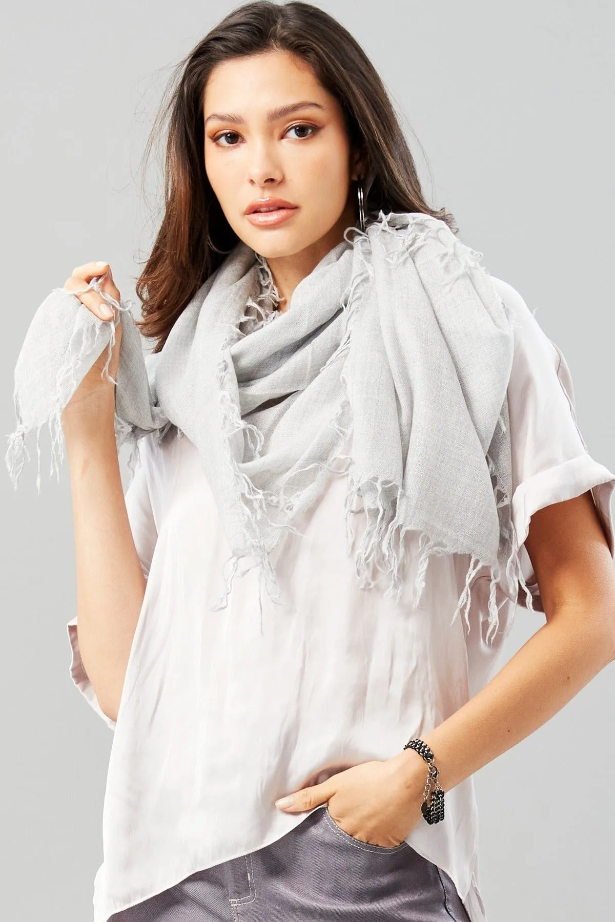 Heathered Cashmere Scarf