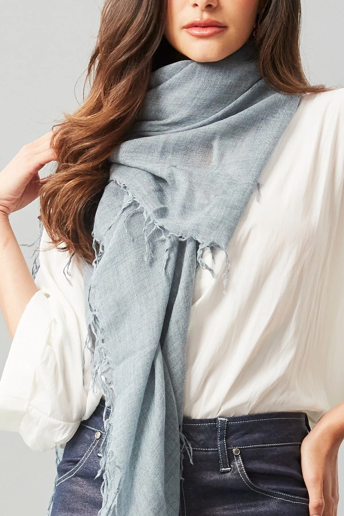 Heathered Cashmere Scarf