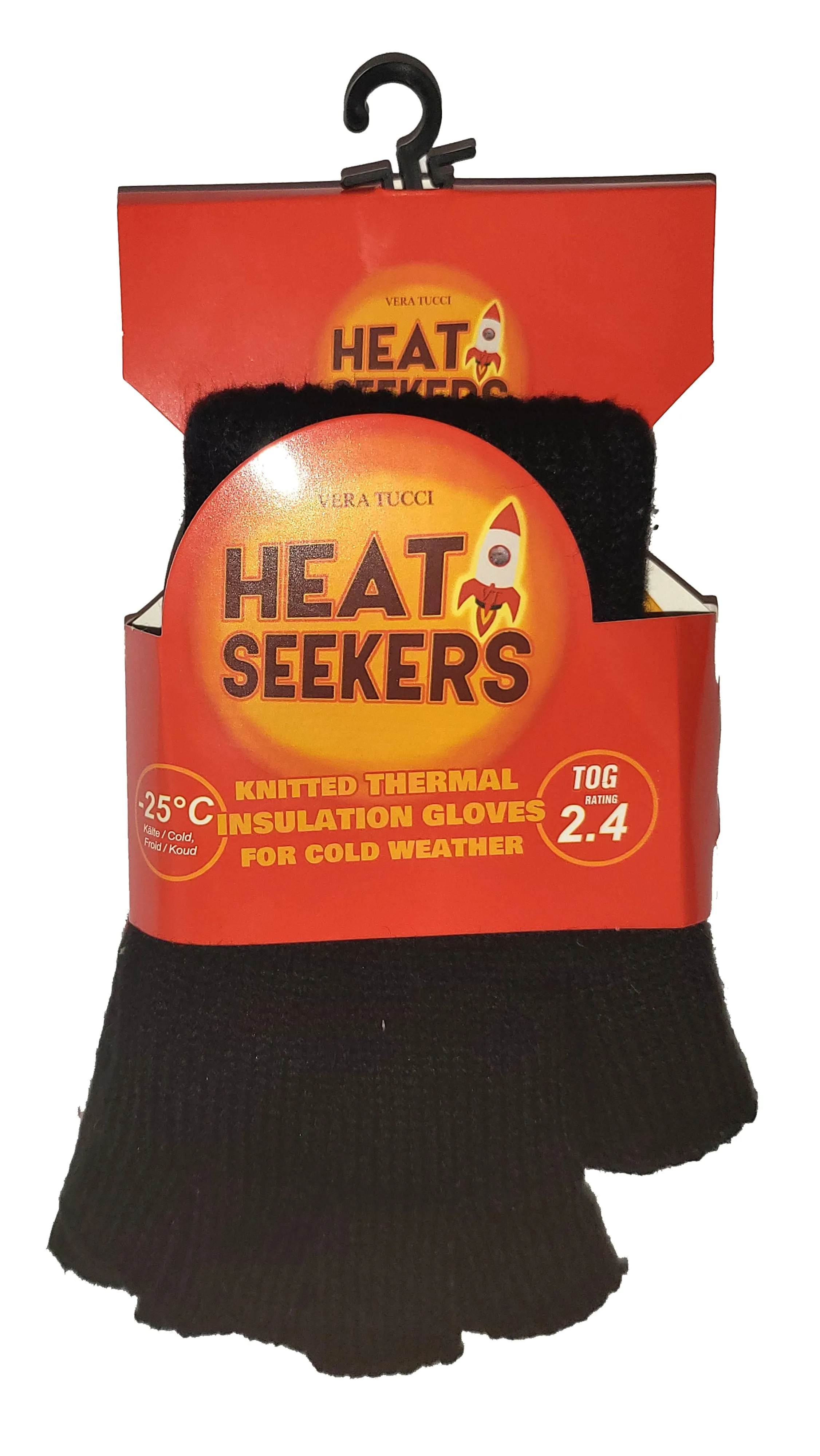 HEATSEEKERS by Vera Tucci - Thermal Plain Knit Fingerless Glove G30/31