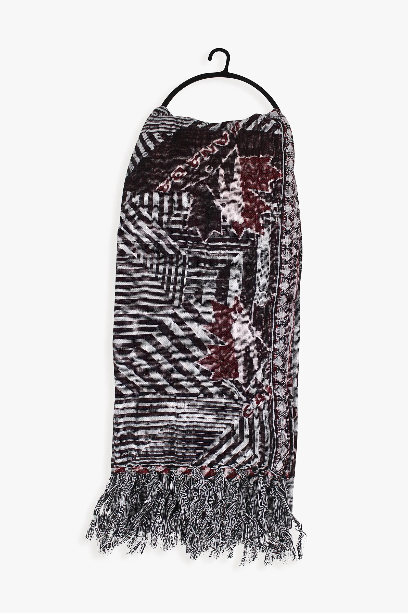 Hockey Canada Black Tapestry Scarf