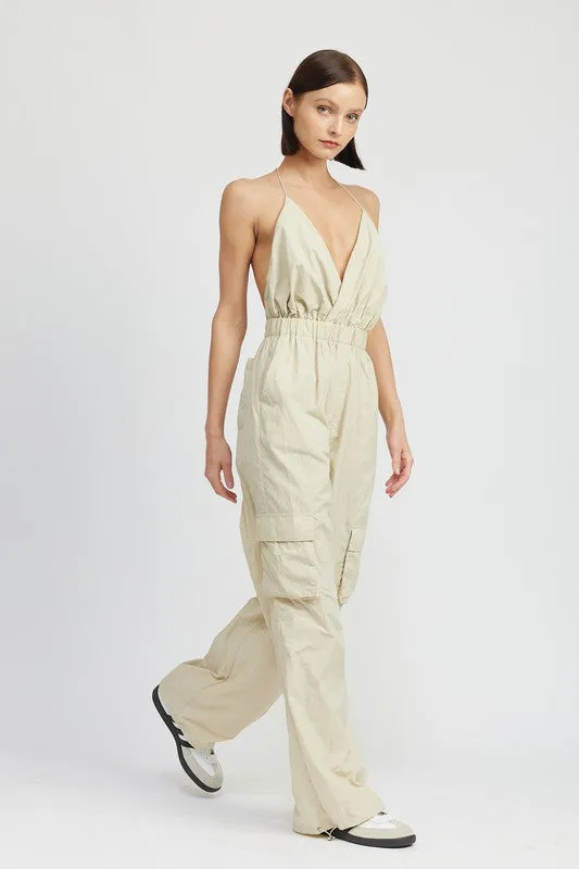 Janelle Cargo Jumpsuit