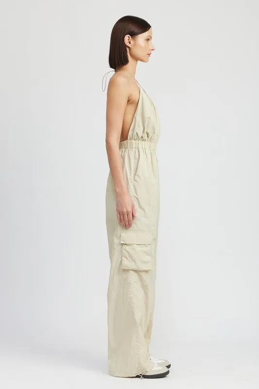 Janelle Cargo Jumpsuit