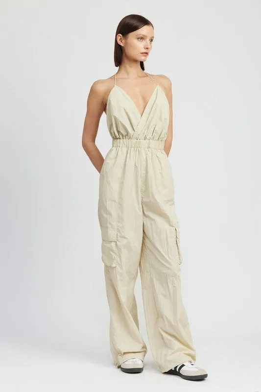 Janelle Cargo Jumpsuit