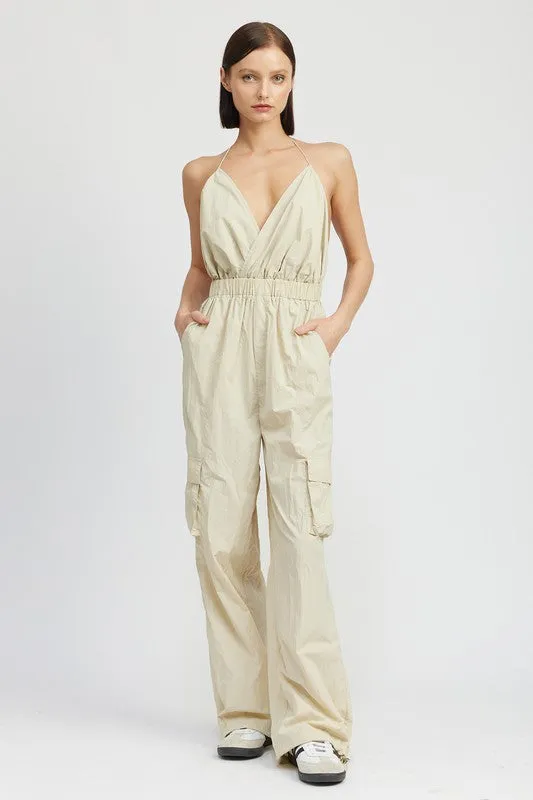 Janelle Cargo Jumpsuit