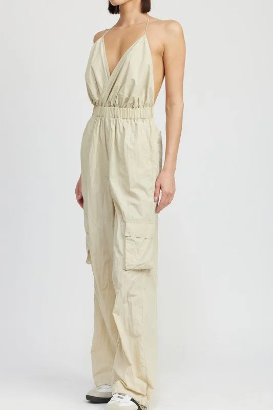 Janelle Cargo Jumpsuit