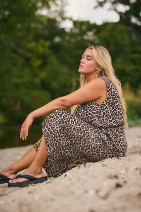 Kaffe Curve Ami Jumpsuit in Leopard