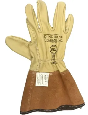 Kunz Arc Flash Cowhide Long Cuff Gloves - 556