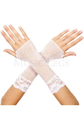 Lace Fishnet Gloves