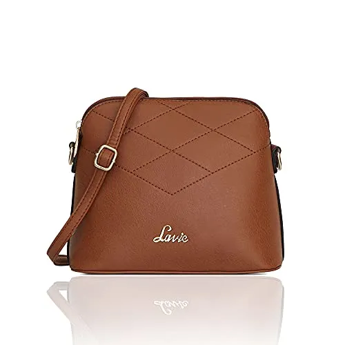 Lavie Women's Marma Zig Zag Sling Bag (Tan)