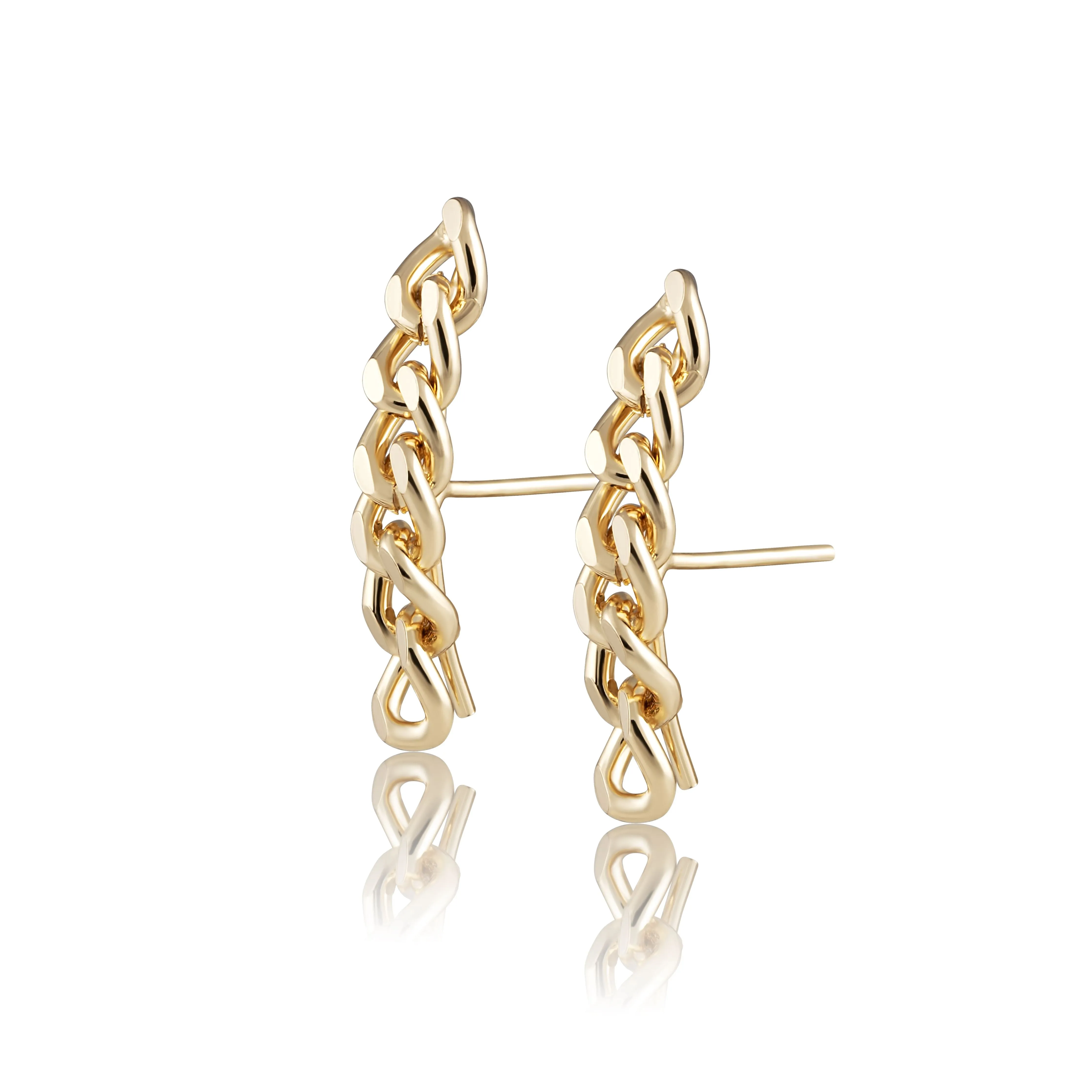 Leila Cuban Link Earrings