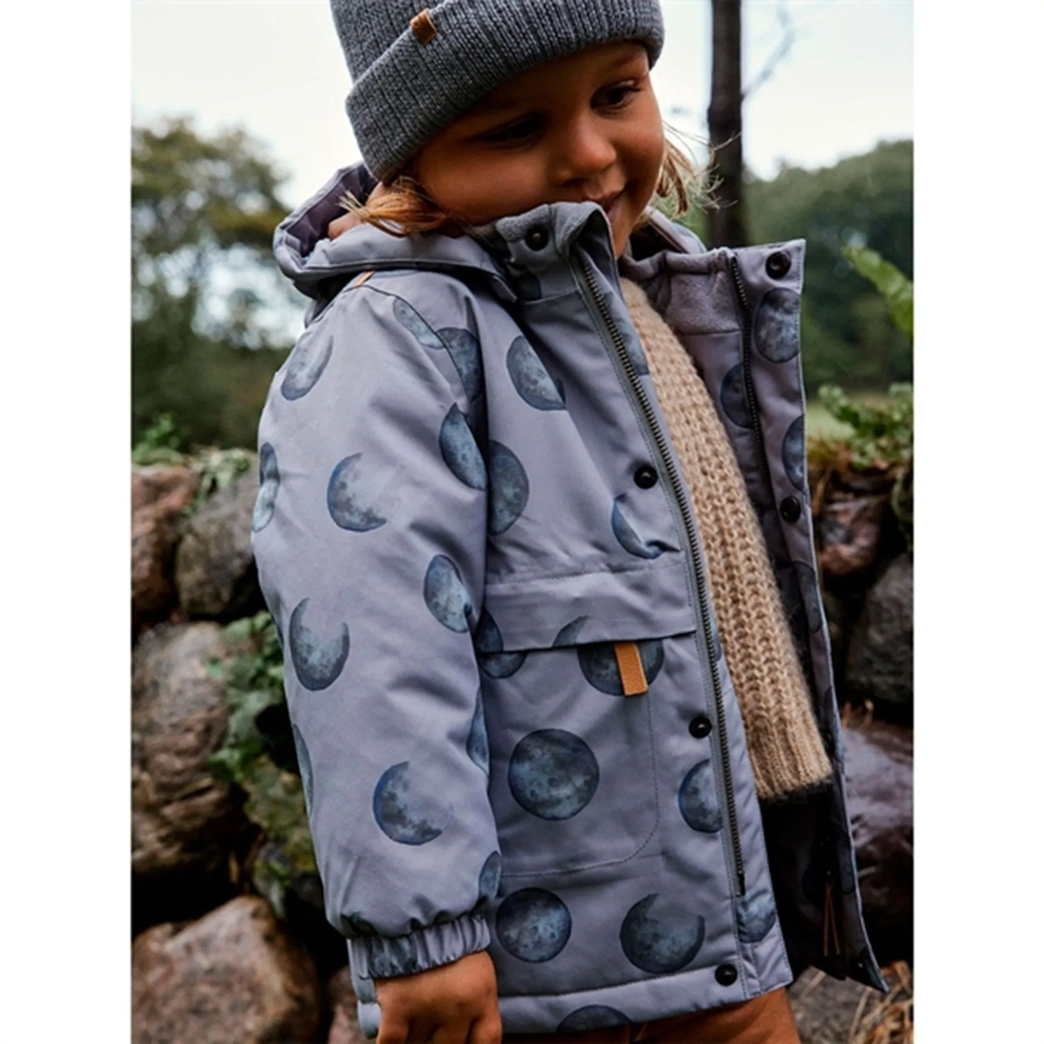 Lil'Atelier Wet Weather Lasnow Jacket AOP