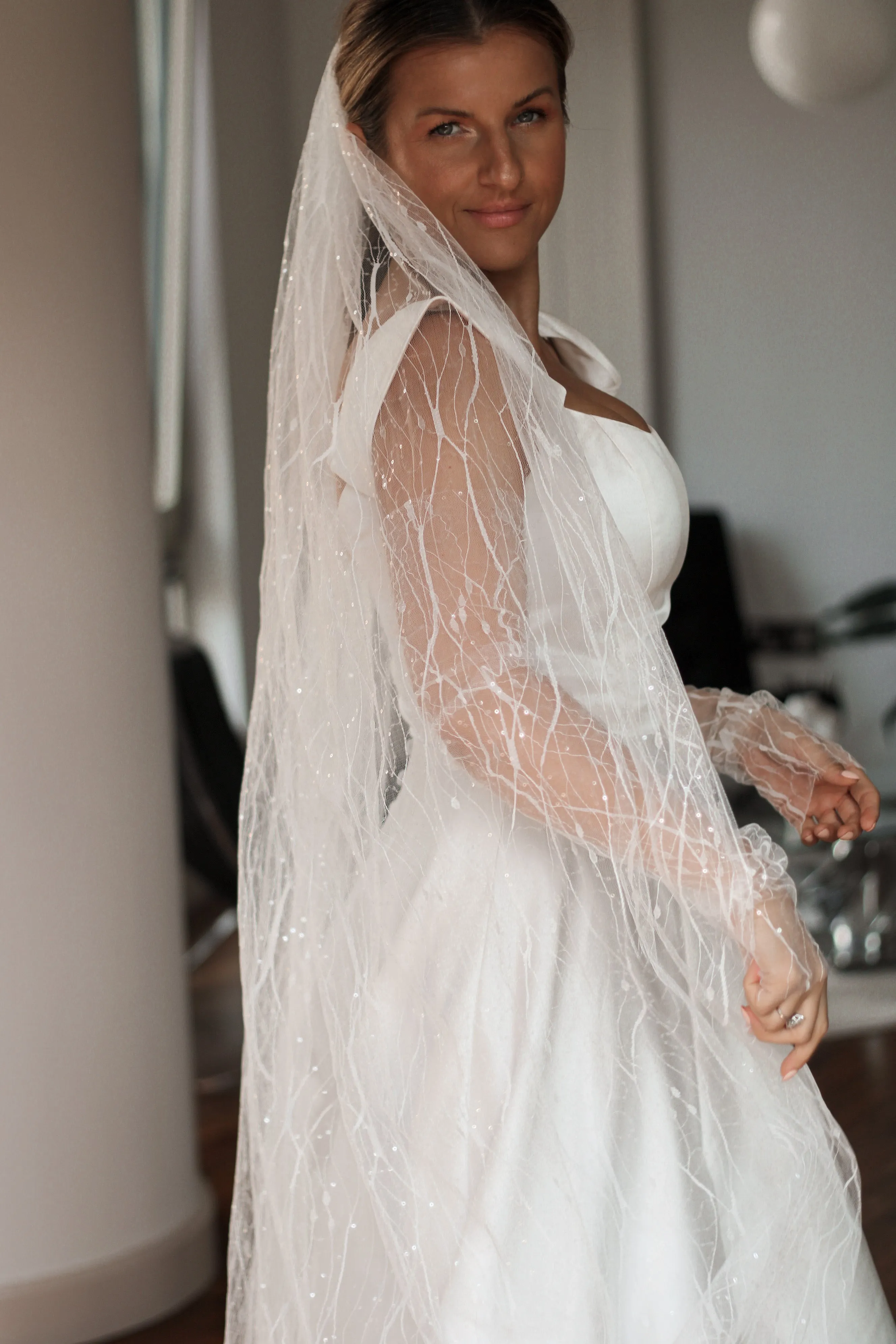 Luxury Chapel Wedding Veil