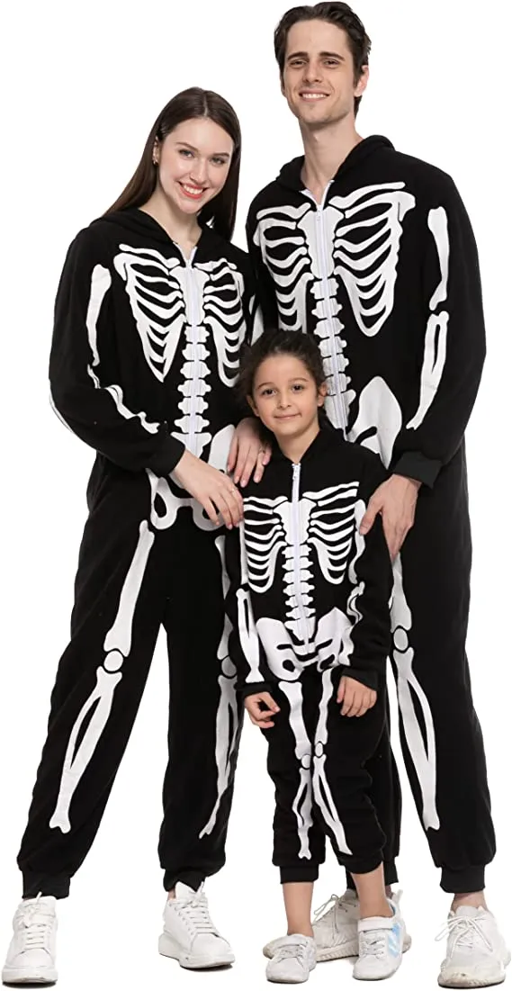 Men Skeleton Family Matching Pajama jumpsuit - Adult