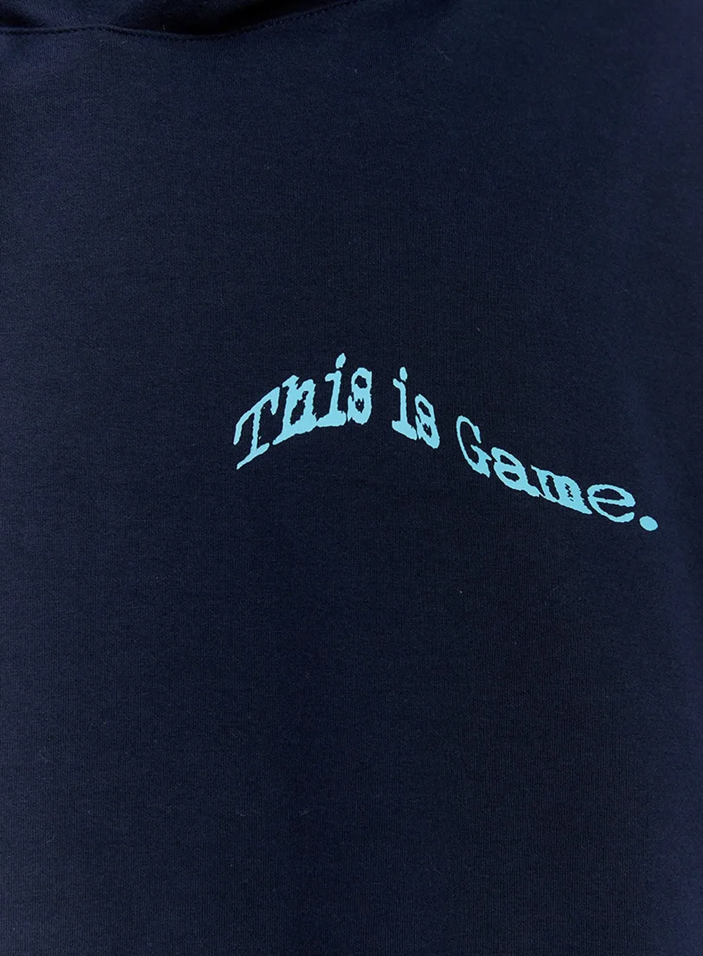 Men's Lettering Oversize Hoodie (Dark Blue) IG427