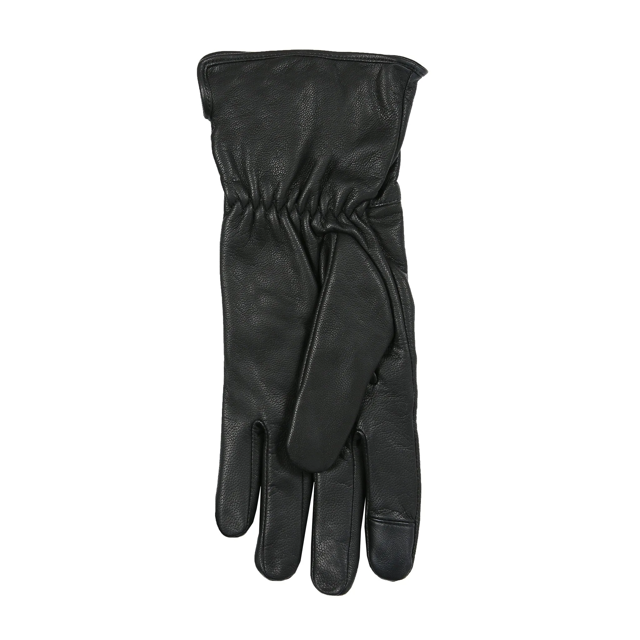 Men's The Suited Racer Touchscreen Water-Resistant Wool-Lined Goatskin Leather Gauntlet Gloves