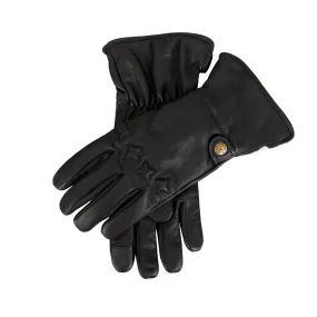 Men's The Suited Racer Touchscreen Water-Resistant Wool-Lined Goatskin Leather Gauntlet Gloves