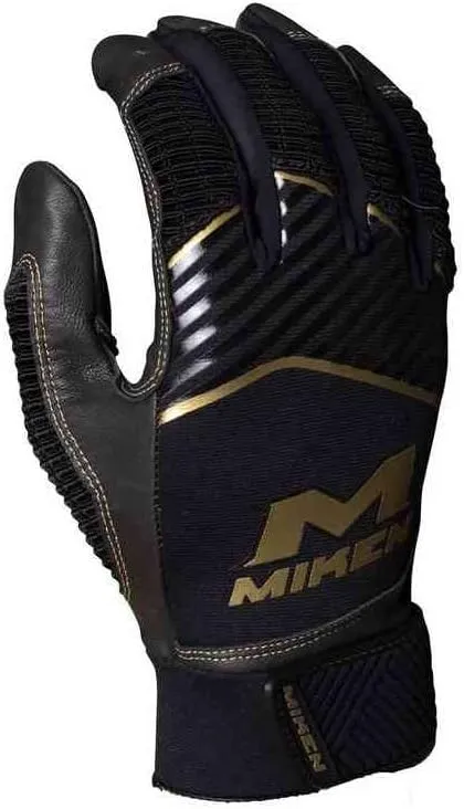 Miken MK7X Pro Batting Glove (Black/Gold)