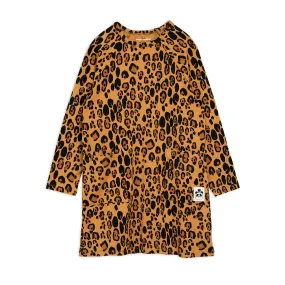 Mini Rodini - Basic leopard long-sleeved dress