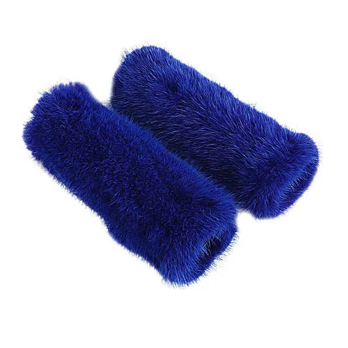 Mink fur half-finger gloves warm fur winter ladies cute all-match fingerless wristbands