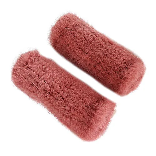 Mink fur half-finger gloves warm fur winter ladies cute all-match fingerless wristbands