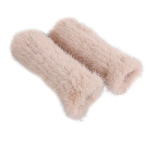 Mink fur half-finger gloves warm fur winter ladies cute all-match fingerless wristbands