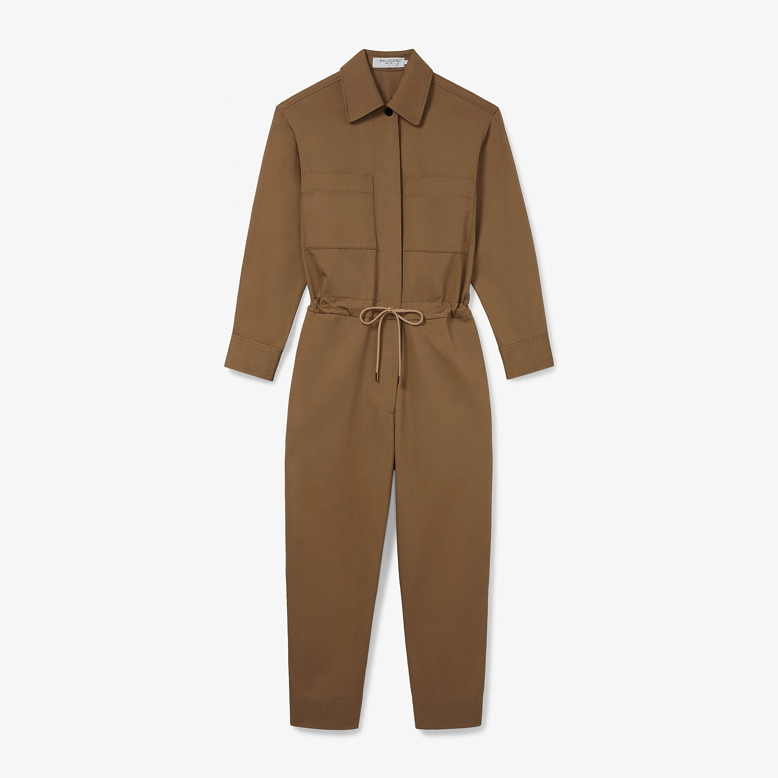 M.M. LAFLEUR - Carr Jumpsuit - Eco Chino :: Sepia