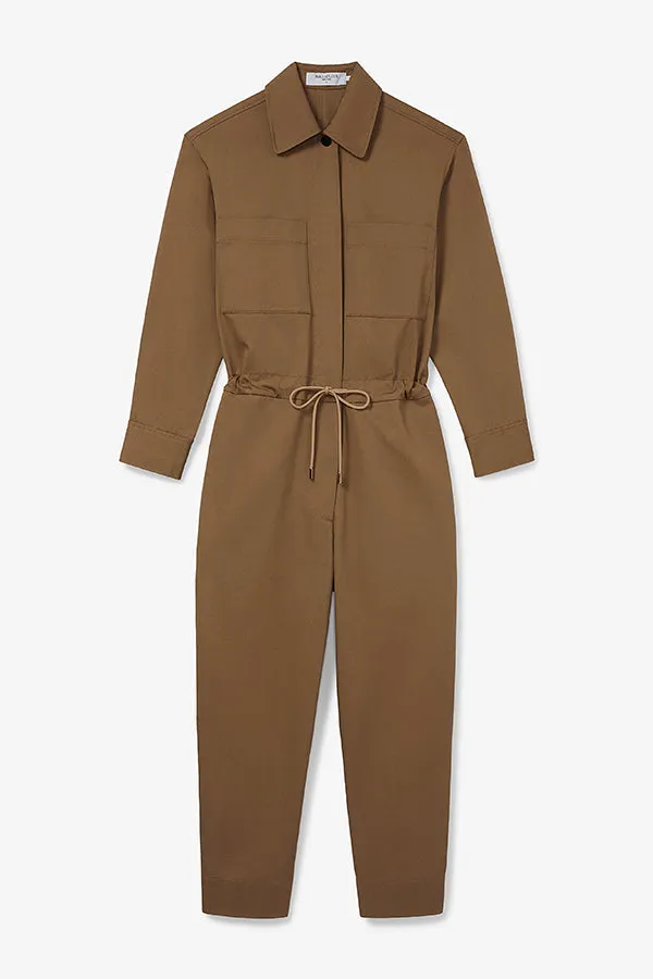 M.M. LAFLEUR - Carr Jumpsuit - Eco Chino :: Sepia