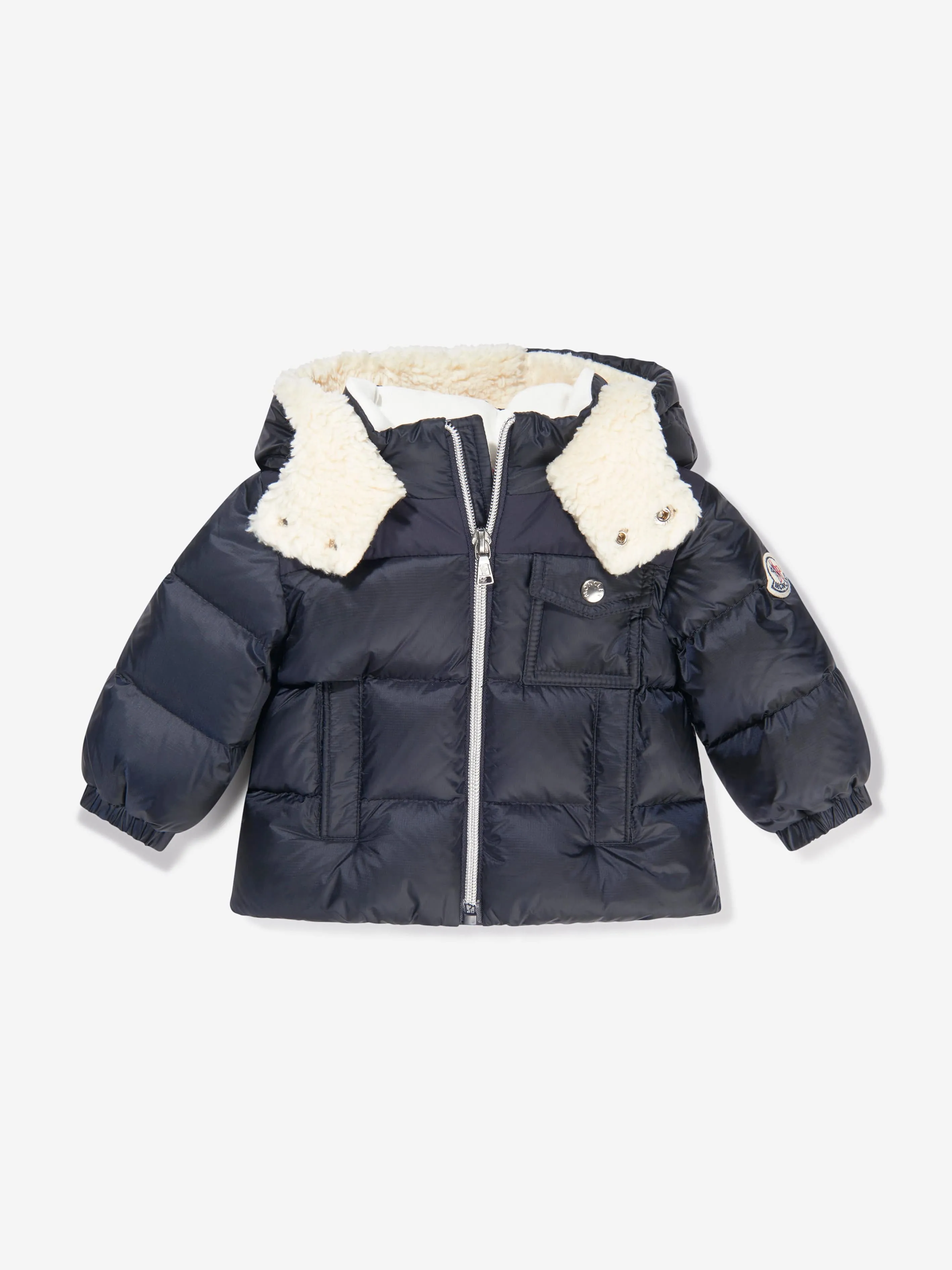 Moncler Enfant Baby Boys Down Padded Eduard Jacket in Navy